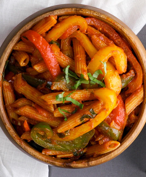 Spicy Veggie-Based Penne