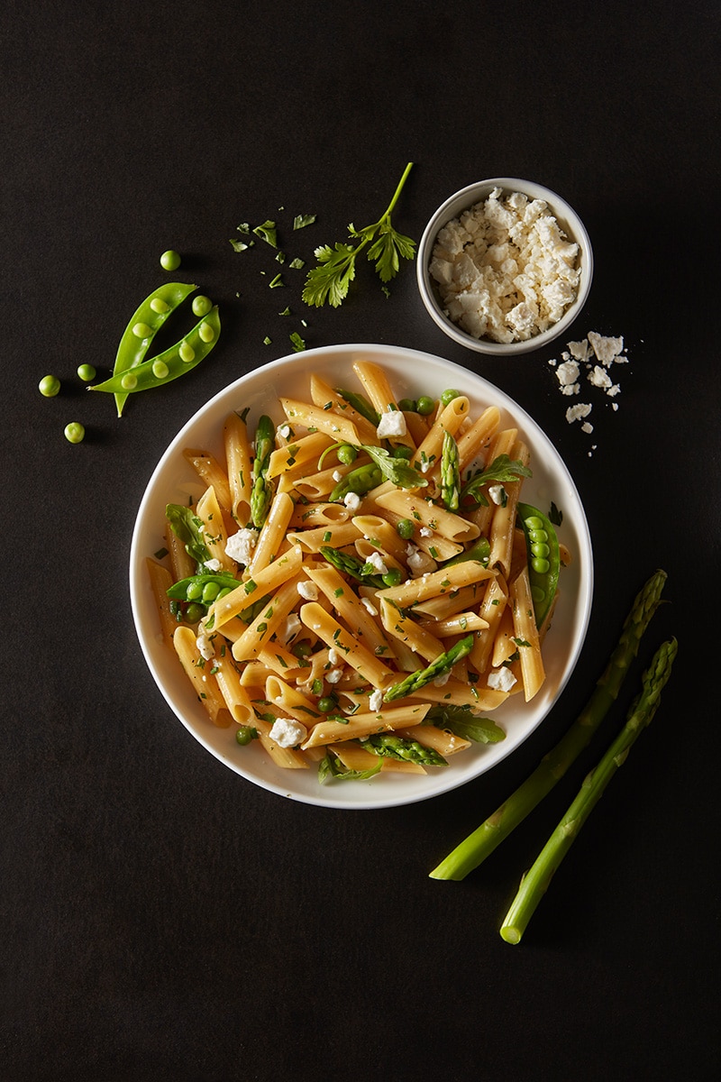 Spring Vegetable Pasta with Sweet Potato Penne Recipe